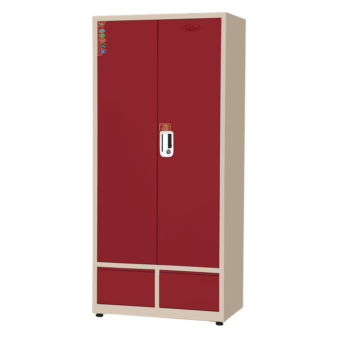 SILVER ECONOMY DOOR DRAWER FULL WARDROBE : 36"