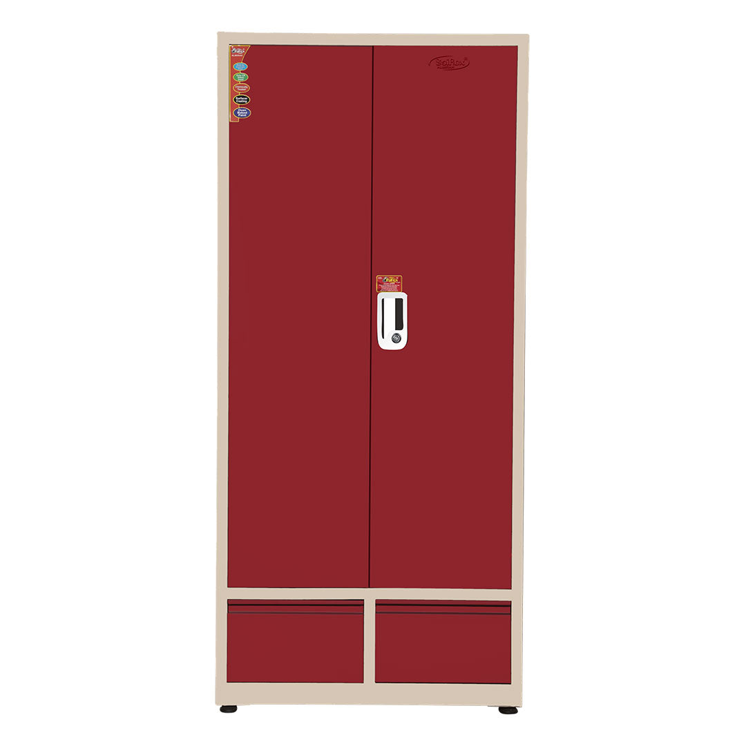 SILVER ECONOMY DOOR DRAWER FULL WARDROBE : 36"